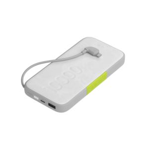 InstantGo+10000+30W+Power+Deliver+Power+Bank+w%2F+Built-in+Lightning+Cable+White