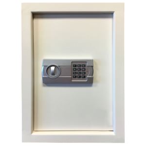 Wall+Safe+w%2F+Electronic+Lock+Beige