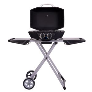 PB2BPCG2+Two+Burner+Portable+Gas+Grill+with+collapsible+cart