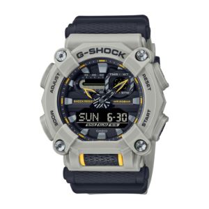 Mens+Hidden+Coast+Analog%2FDigital+Black+%26+Tan+Resin+Watch+Black+Dial