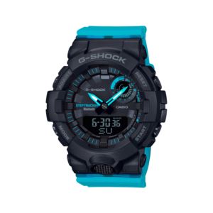 Ladies+G-Shock+Mobile+Link+Ana%2FDigi+Aqua+Blue+%26+Black+Watch