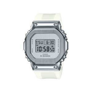Ladies+G-Shock+Square+Compact+Digital+White+Resin+Watch