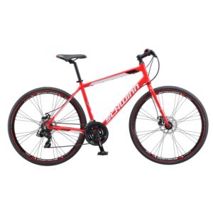 Schwinn+Kempo+Hybrid+Bike%2C+700c+Wheels%2C+21+Speeds%2C+Red