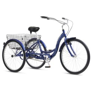 Schwinn+Meridian+Adult+Tricycle%2C+26+Inch+Wheels%2C+Single+Speed%2C+Blue