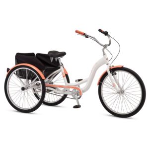 Schwinn+Meridian+Comfort+Adult+Tricycle%2C+26+Inch+Wheels%2C+Single+Speed%2C+White