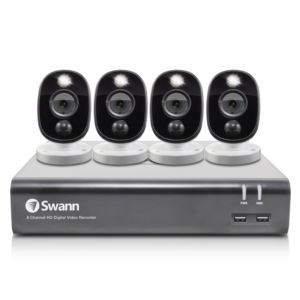 4+Camera+8+Channel+1080p+Full+HD+DVR+Security+System+w%2F+True+Detect