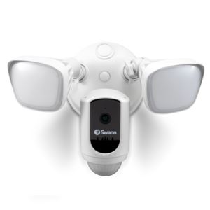 Wifi+Floodlight+Security+Camera+White