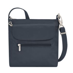 Anti-Theft+Classic+Mini+Shoulder+Bag+Navy