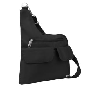 Anti-Theft+Classic+Crossbody+Bag+Black