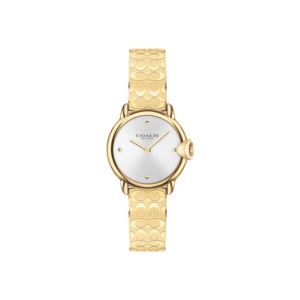Ladies+Arden+Gold-Tone+Bangle+Watch+Silver+Dial