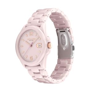 Ladies+Greyson+Blush+Pink+Ceramic+Watch+Blush+Pink+Dial