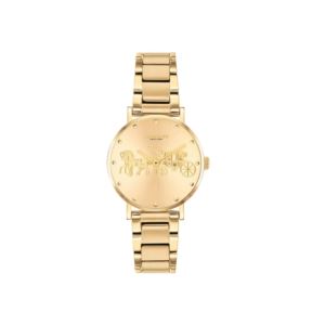 Ladies+Perry+Gold-Tone+Watch+Gold+Horse+%26+Carriage+Dial