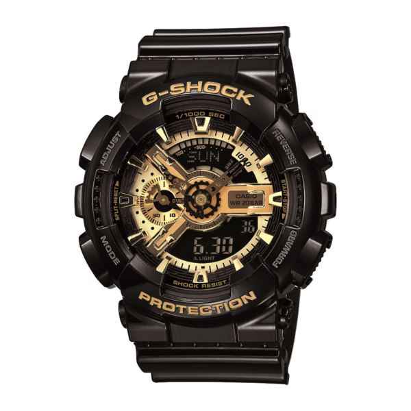 Men's G-Shock Watch - Black/Gold GA110GB-1A