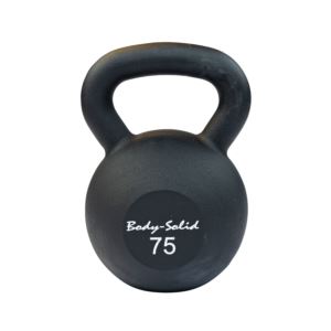 75+lb.+Iron+Powder+Coated++Kettlebell