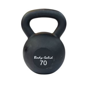 70+lb.+Iron+Powder+Coated++Kettlebell