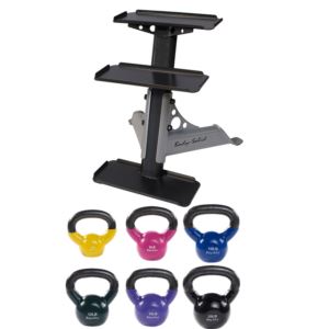Vinyl+Coated+Kettlebells+Set%2C+One+Each+5-20+w%2FGDKR50