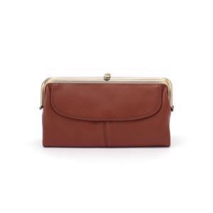 Lauren+Velvet+Hide+Clutch+Wallet+in+Toffee