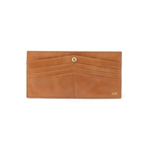 Peak+Continental+Wallet+in+Honey