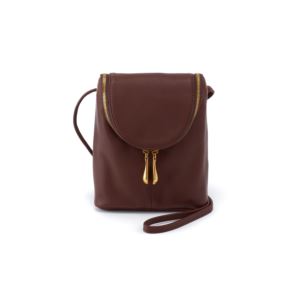 Fern+Velvet+Hide+Crossbody+in+Mahogany