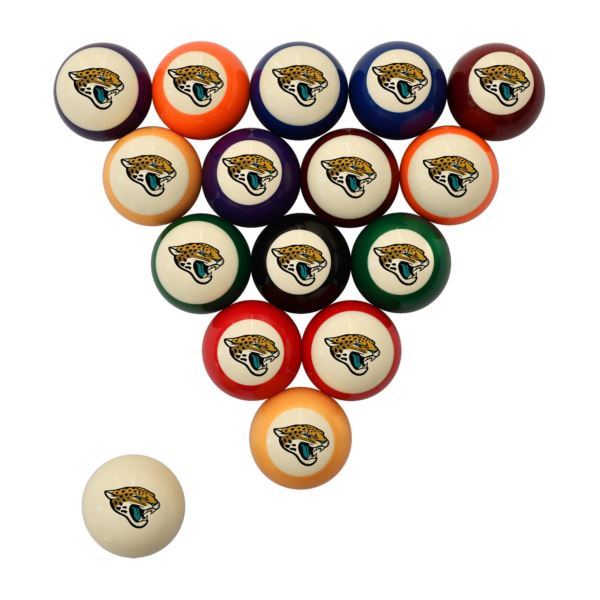 Jacksonville Jaguars Retro Billiard Ball Set