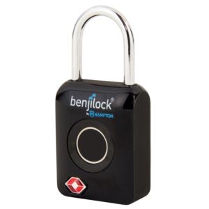 TSA+Travel+Fingerprint+Padlock+Mattte+Black