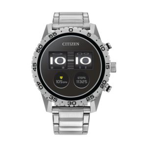 CZ+Smart+Sport+YouQ+Silver-Tone+Stainless+Steel+Smartwatch