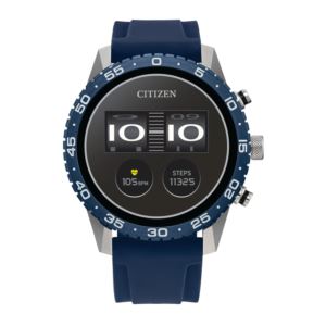 CZ+Smart+Sport+YouQ+Silver+%26+Blue+Silicone+Strap+Smartwatch