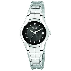 Womens+Eco-Drive+Stainless+Steel+Watch