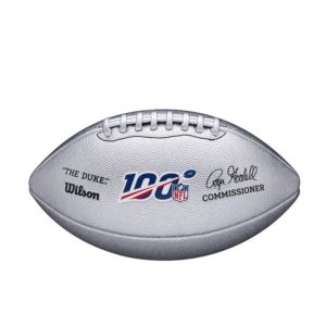 NFL+100+%22The+Duke%22+Metallic+Footall