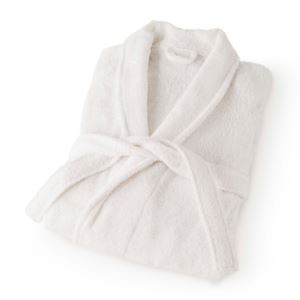 Solid+Terry+Bath+Robe+-+Large+White