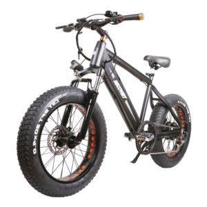 GlareWheel+EB-X7+20%22+Fat+Tire+Electric+Bicycle+-+Black
