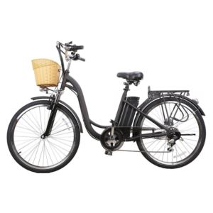 Glarewheel+City+Electric+Bicycle+26%22+Black