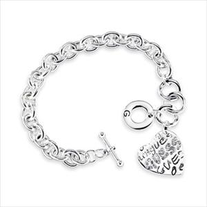 Heart Charm Bracelet - Silver GJ-118360