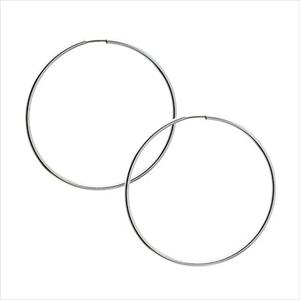 Large Hoop Earrings - Silver GJ-190292