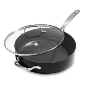 SearSmart+5qt+Hard+Anodized+Ceramic+Nonstick+Saute+Pan+w%2F+Lid
