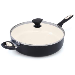 Rio+5qt+Ceramic+Nonstick+Covered+Saute+Pan+Black