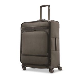 Herringbone+Deluxe+Softside+Carry-On+Spinner+Black