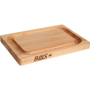 Maple Reversible Cutting Board with Groove, 12'' x 8'' x 1'' BOOS-209