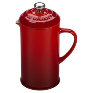 34oz+Cafe+Collection+Stoneware+French+Press+Cerise