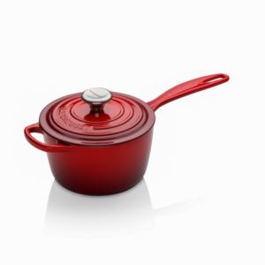 1.75qt+Signature+Cast+Iron+Saucepan+Cerise