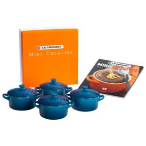 8oz+Mini+Cocottes+Set+with+Cookbook+-+4pk+Marseille