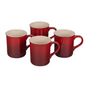 Set+of+4+Stoneware+Mugs+Cerise