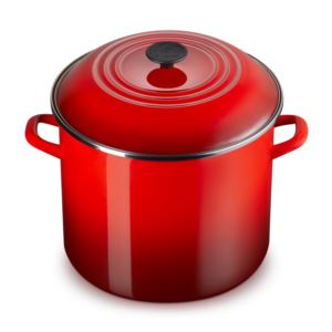 16qt+Enamel+on+Steel+Covered+Stockpot+Cerise