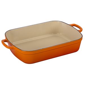 5.25+Qt.+Enameled+Cast-Iron+Roaster+Flame