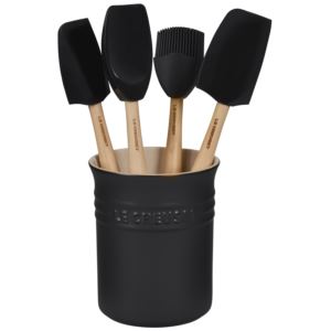 5pc+Craft+Series+Silicone+Utensil+Set+w%2F+Crock+Licorice