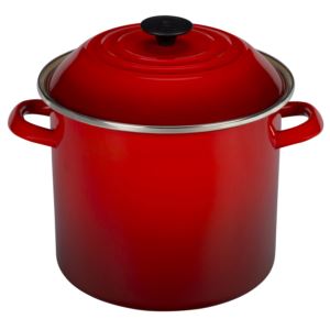 20qt+Enamel+on+Steel+Covered+Stockpot+Cerise