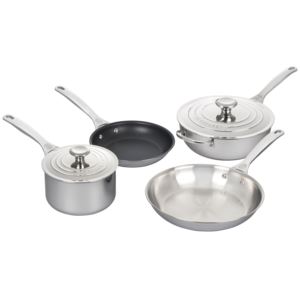 6pc+Stainless+Steel+Cookware+Set