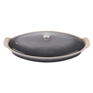1.7qt+Heritage+Stoneware+Fish+Baker+Oyster