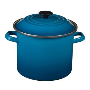 6qt+Enamel+on+Steel+Covered+Stockpot+Marseille
