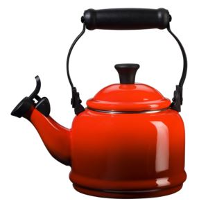1.25qt+Enamel+on+Steel+Demi+Kettle+Cerise